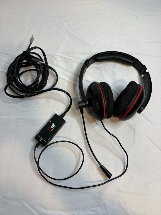 Turtle Beach Other - Wired Gaming Headset with Boom Microphone - Black and Red